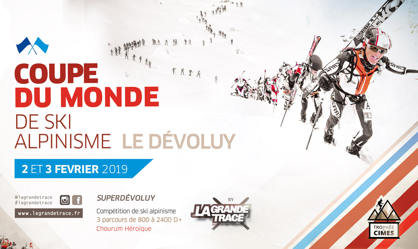 logo de la grande trace compétition de ski alpinisme